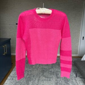 Pink wool sweater